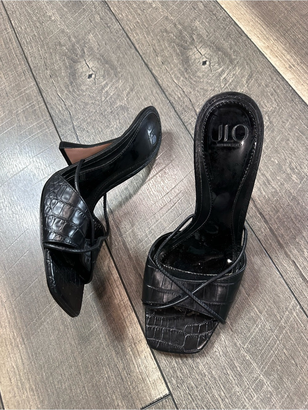 J Lo Strappy High Heels