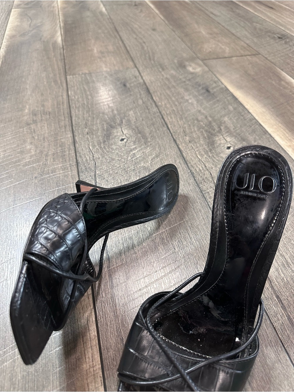 J Lo Strappy High Heels