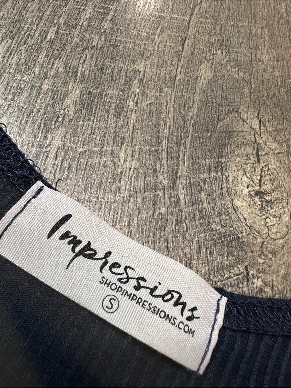 Impressions Navy Blue Bodysuit