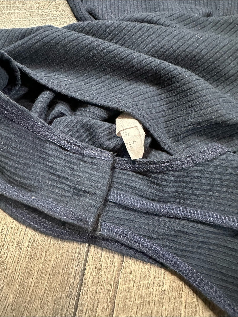 Impressions Navy Blue Bodysuit
