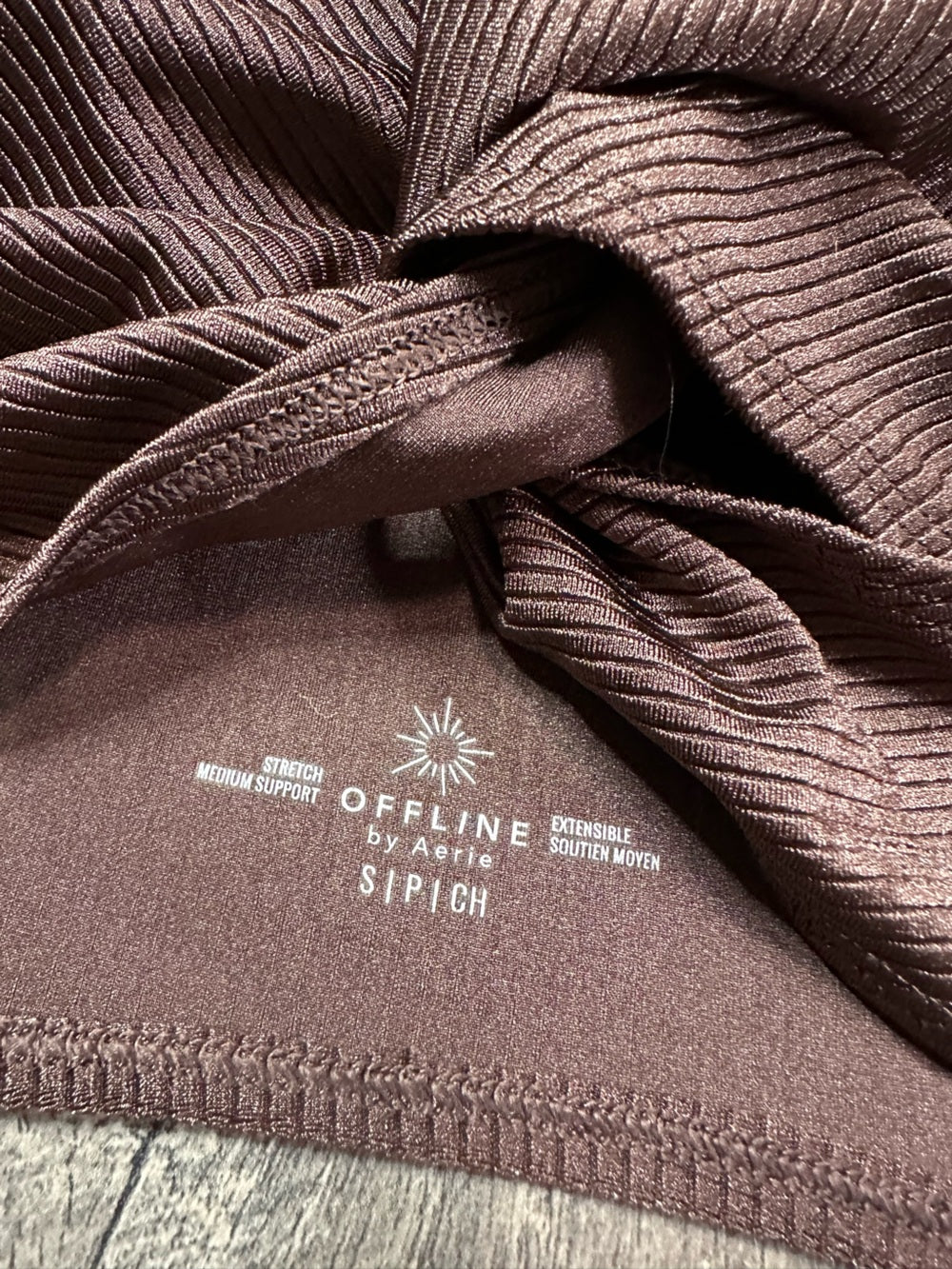 Aerie Longline Twist Crop Top