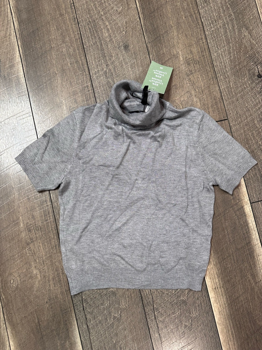 H&M Short Sleeve Turtleneck Lightweight Sweater