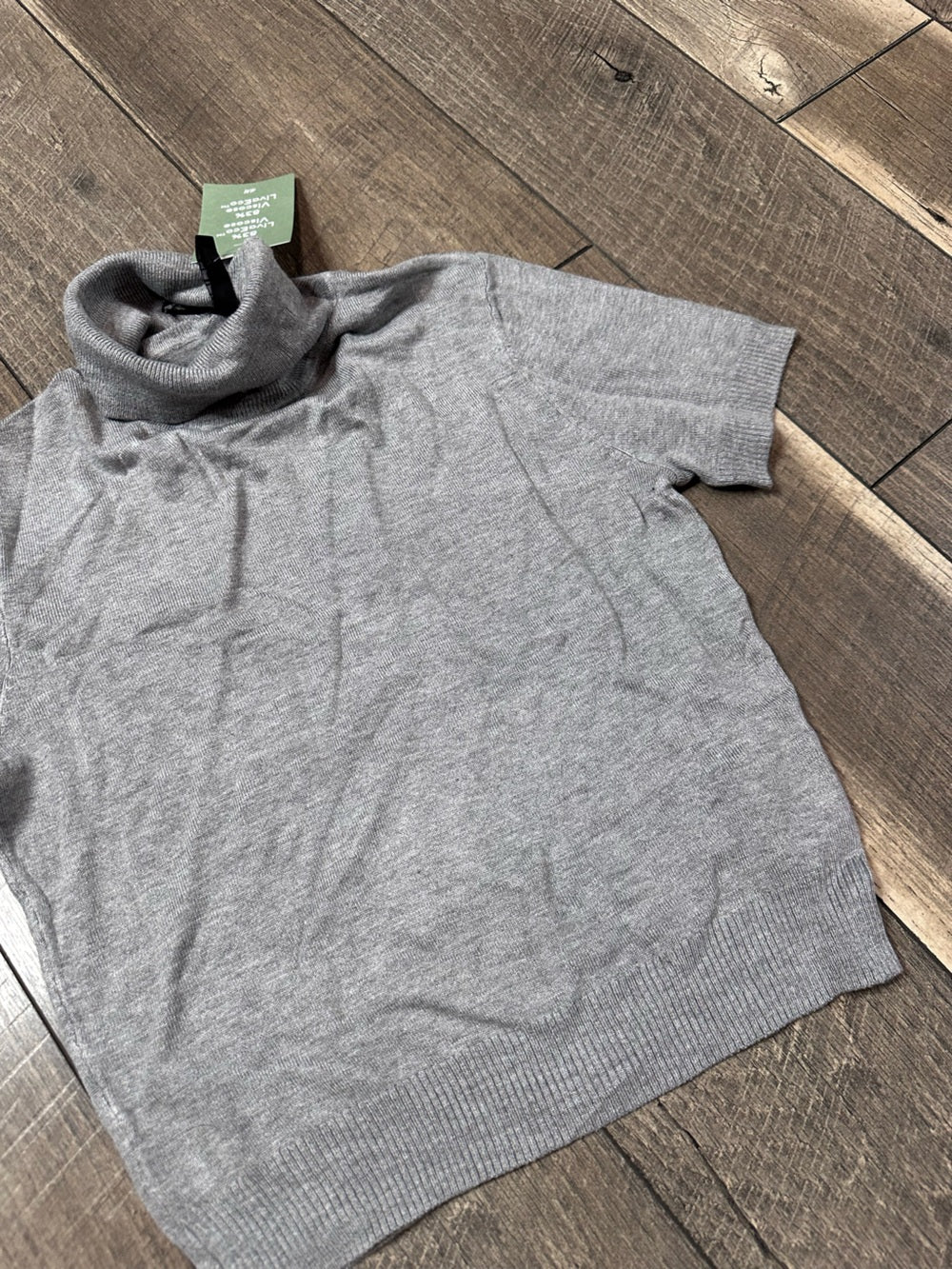 H&M Short Sleeve Turtleneck Lightweight Sweater