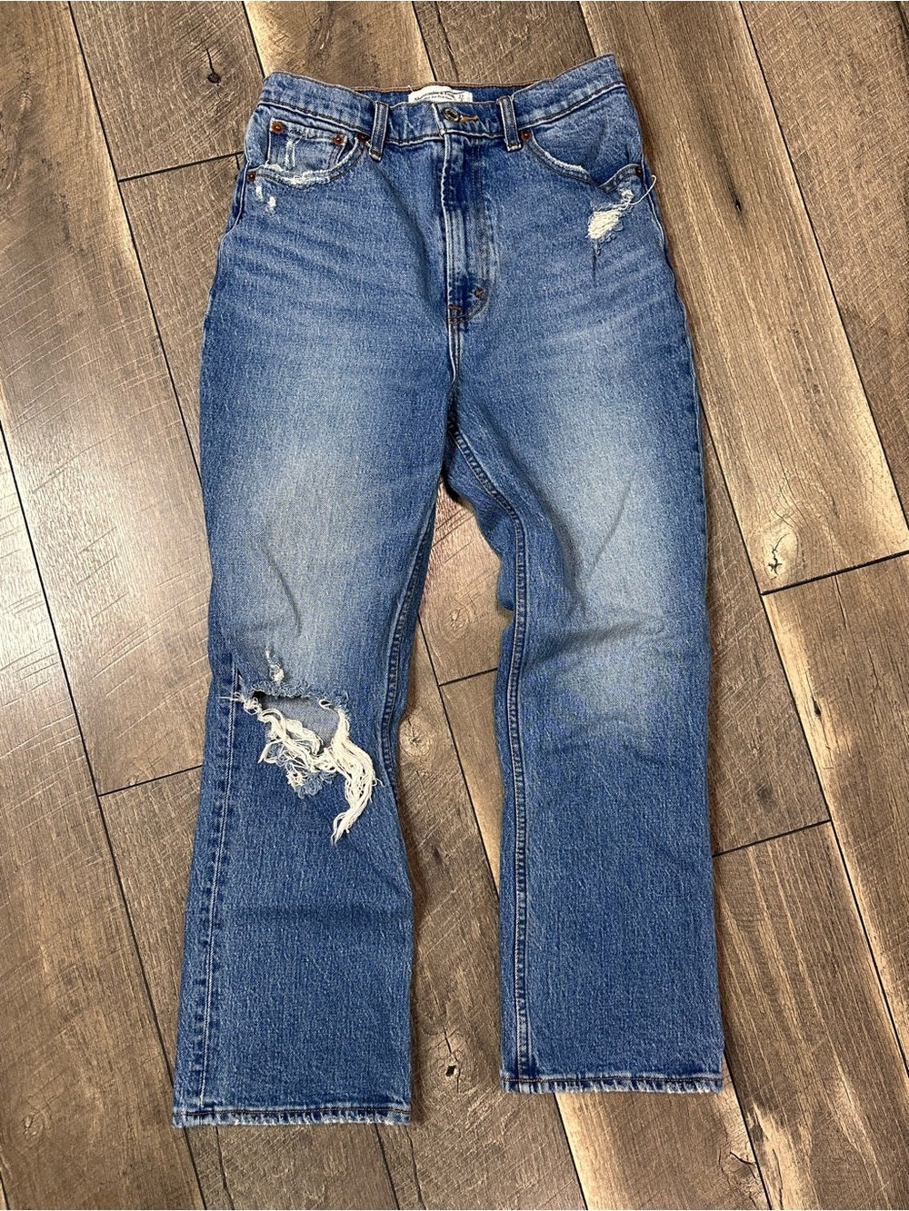 Abercrombie & Fitch Ultra Hi Rise Kick Flare Jeans