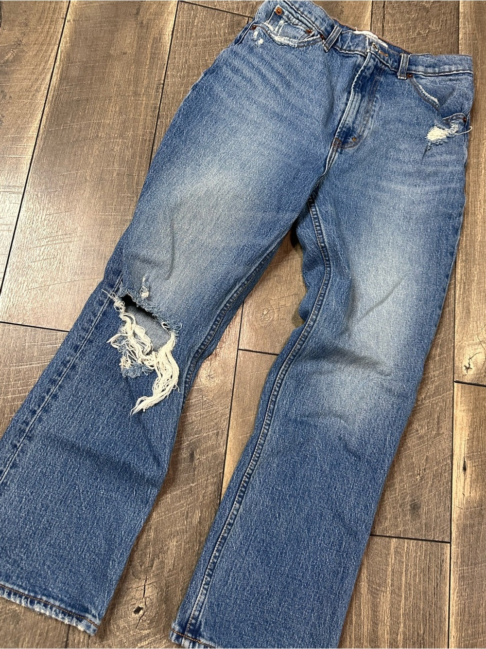 Abercrombie & Fitch Ultra Hi Rise Kick Flare Jeans