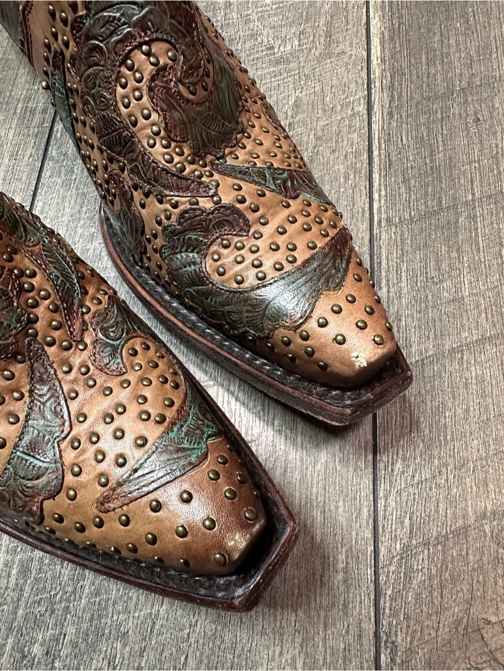 Corral Studded Western Ankle Booties