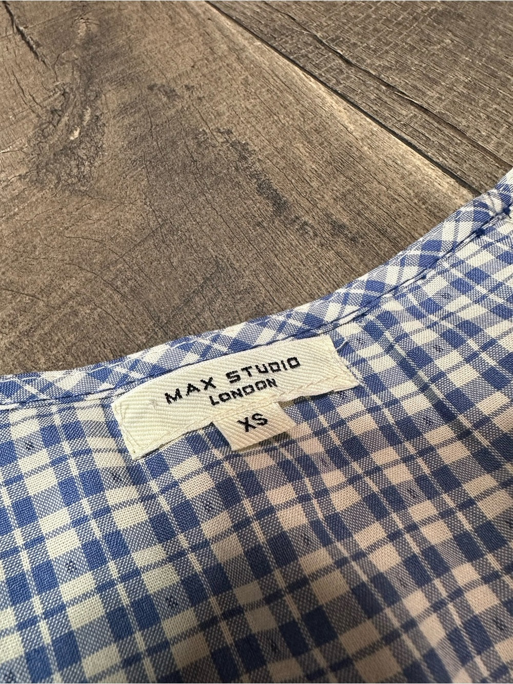 Max Studio Gingham Maxi Dress