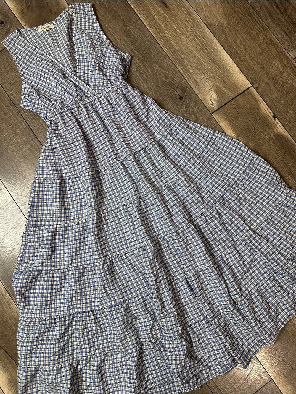 Max Studio Gingham Maxi Dress