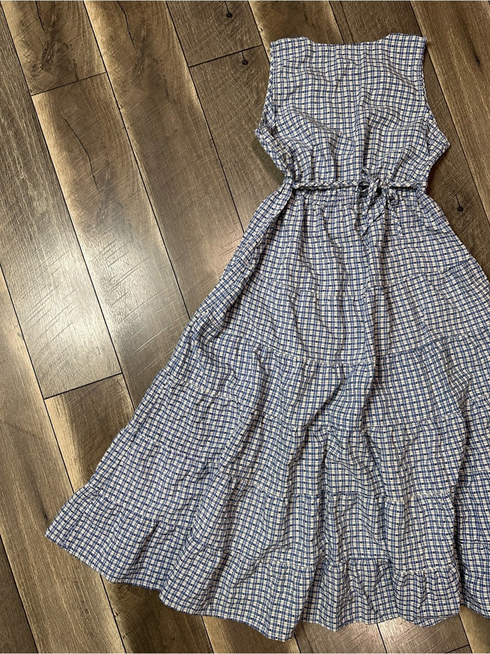 Max Studio Gingham Maxi Dress