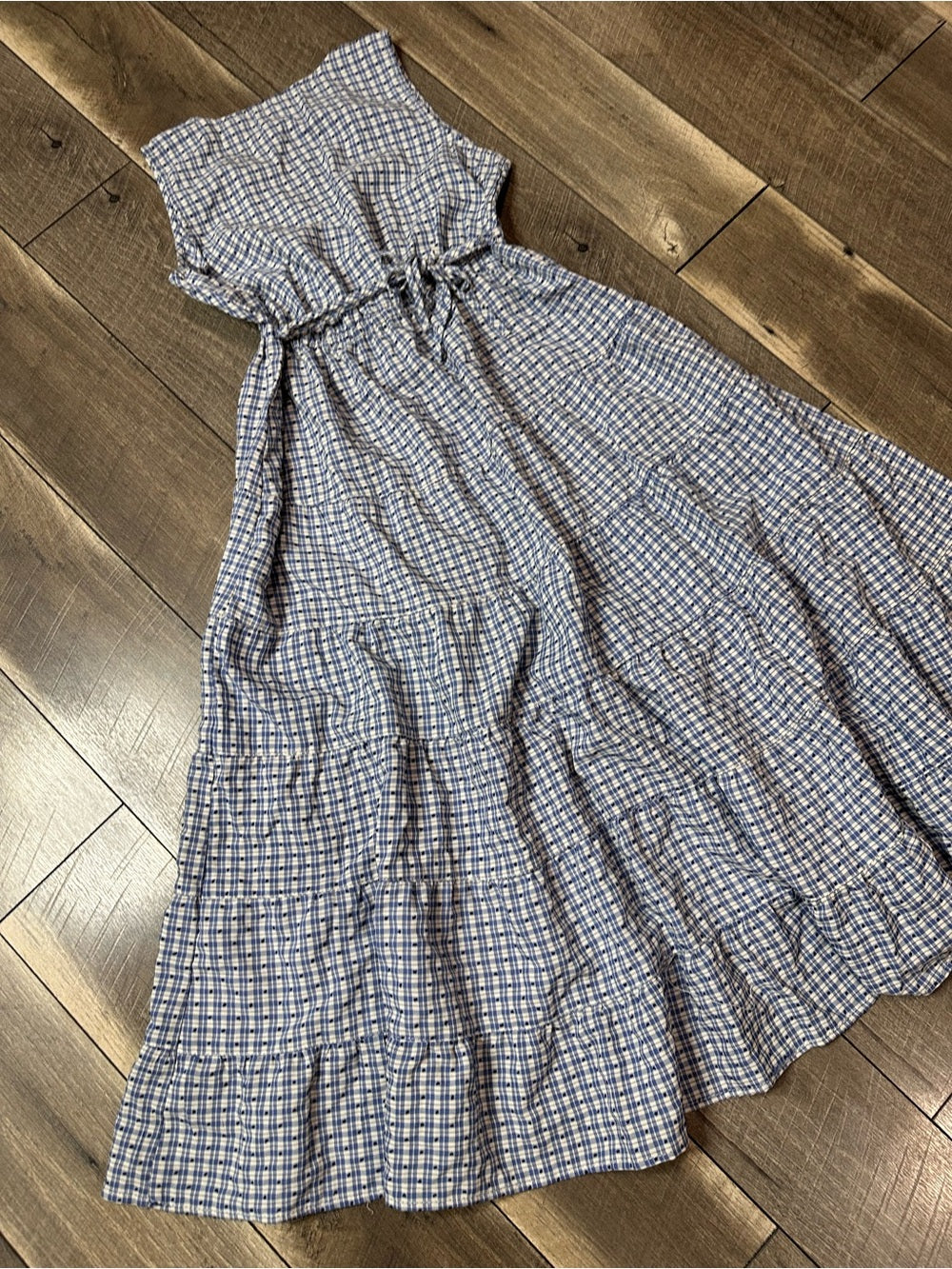 Max Studio Gingham Maxi Dress