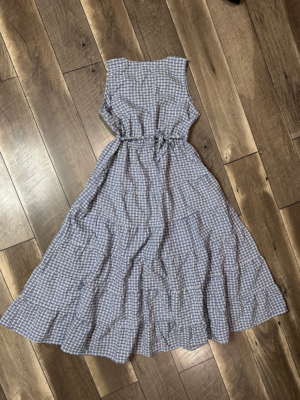 Max Studio Gingham Maxi Dress