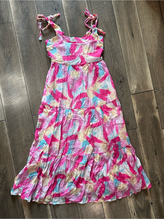 Blu Pepper Tiered Midi Dress