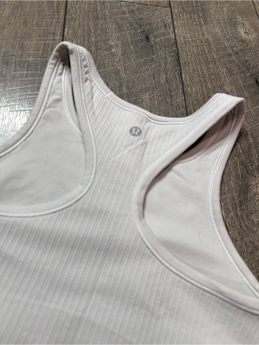 Lululemon Ebb To Street Racerback Crop Tank
White