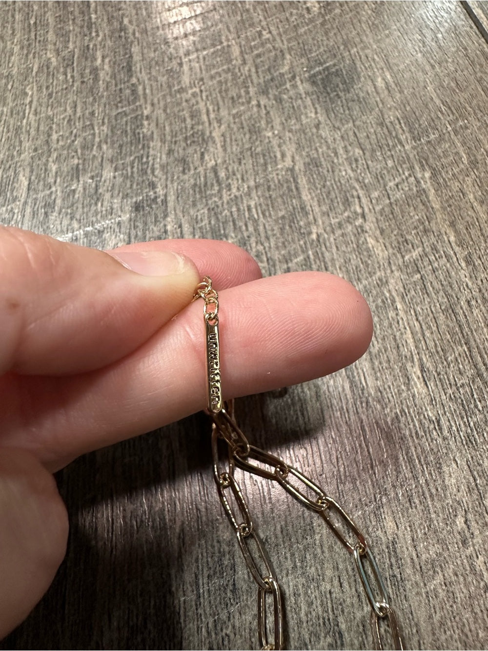 Unwritten Paperclip Necklace