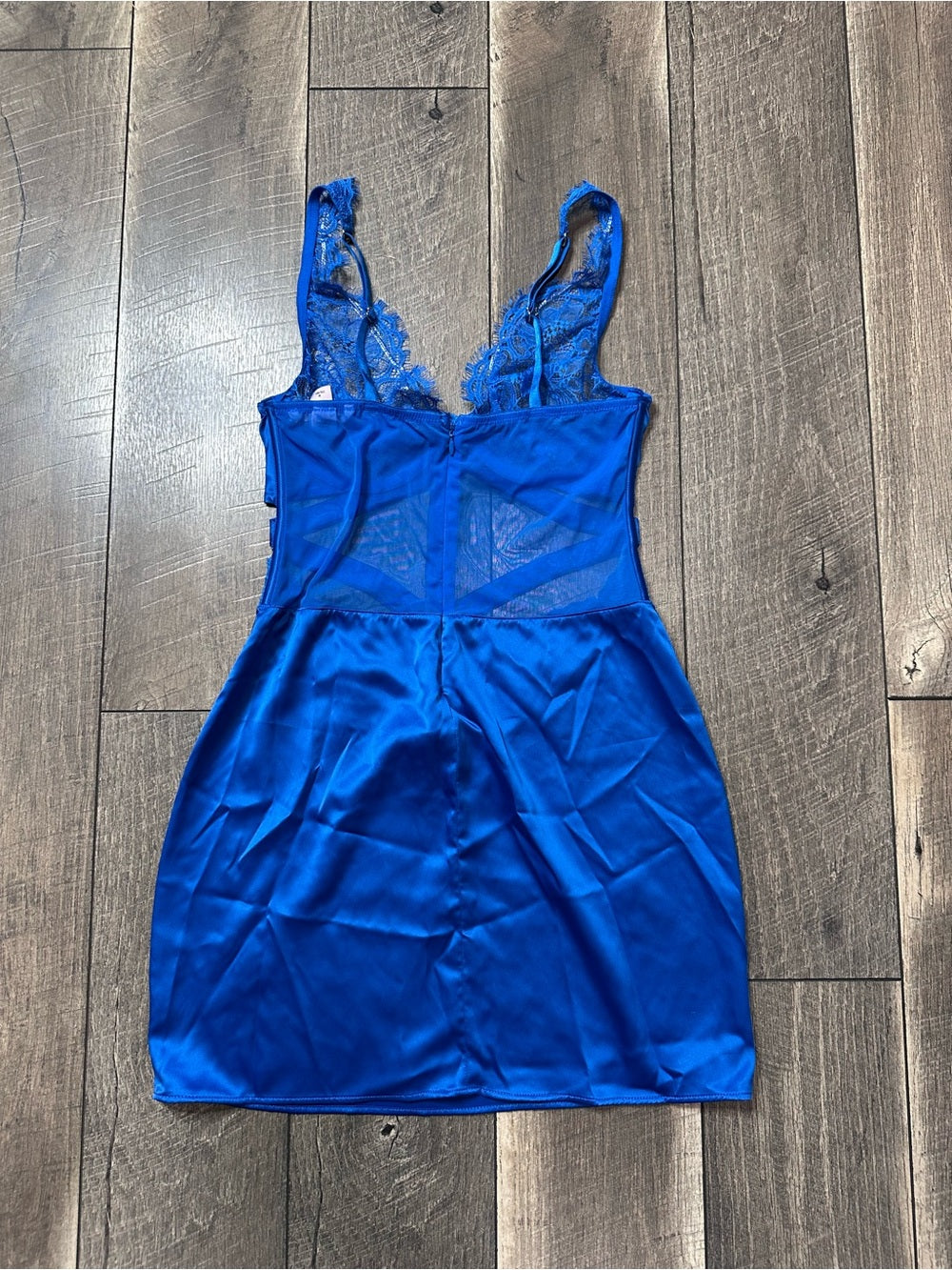 Victoria's Secret Lace Unlined Plunge Strappy Slip Dress