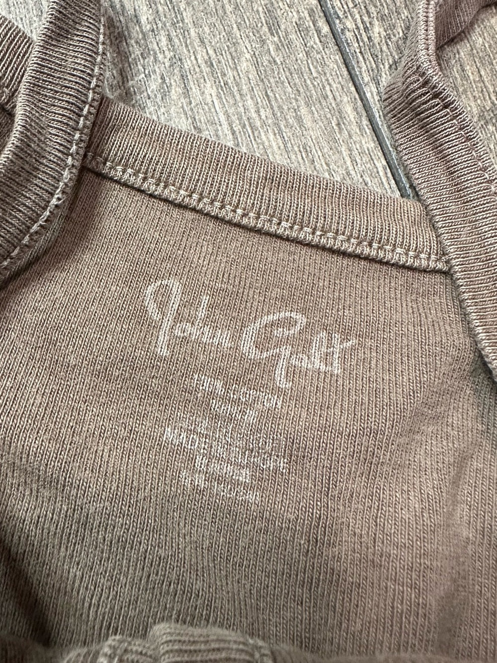 John Gault Crop Button Front Tank Top