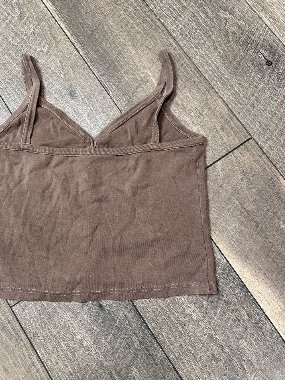 John Gault Crop Button Front Tank Top