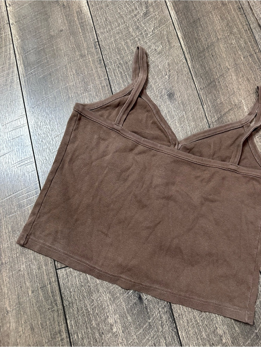 John Gault Crop Button Front Tank Top