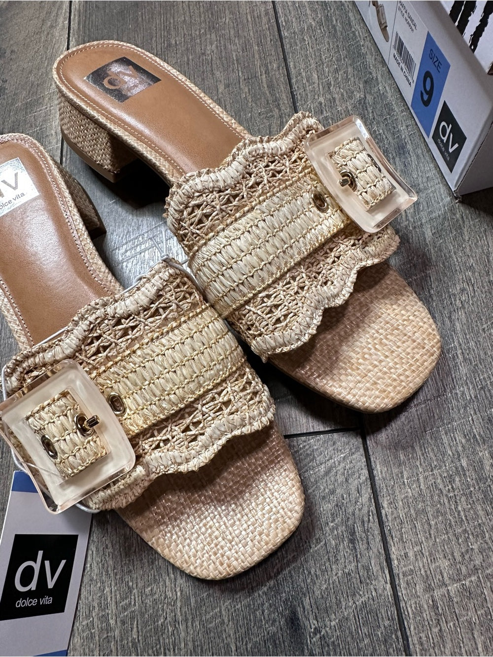 Dolce Vita Raffia Sandals
