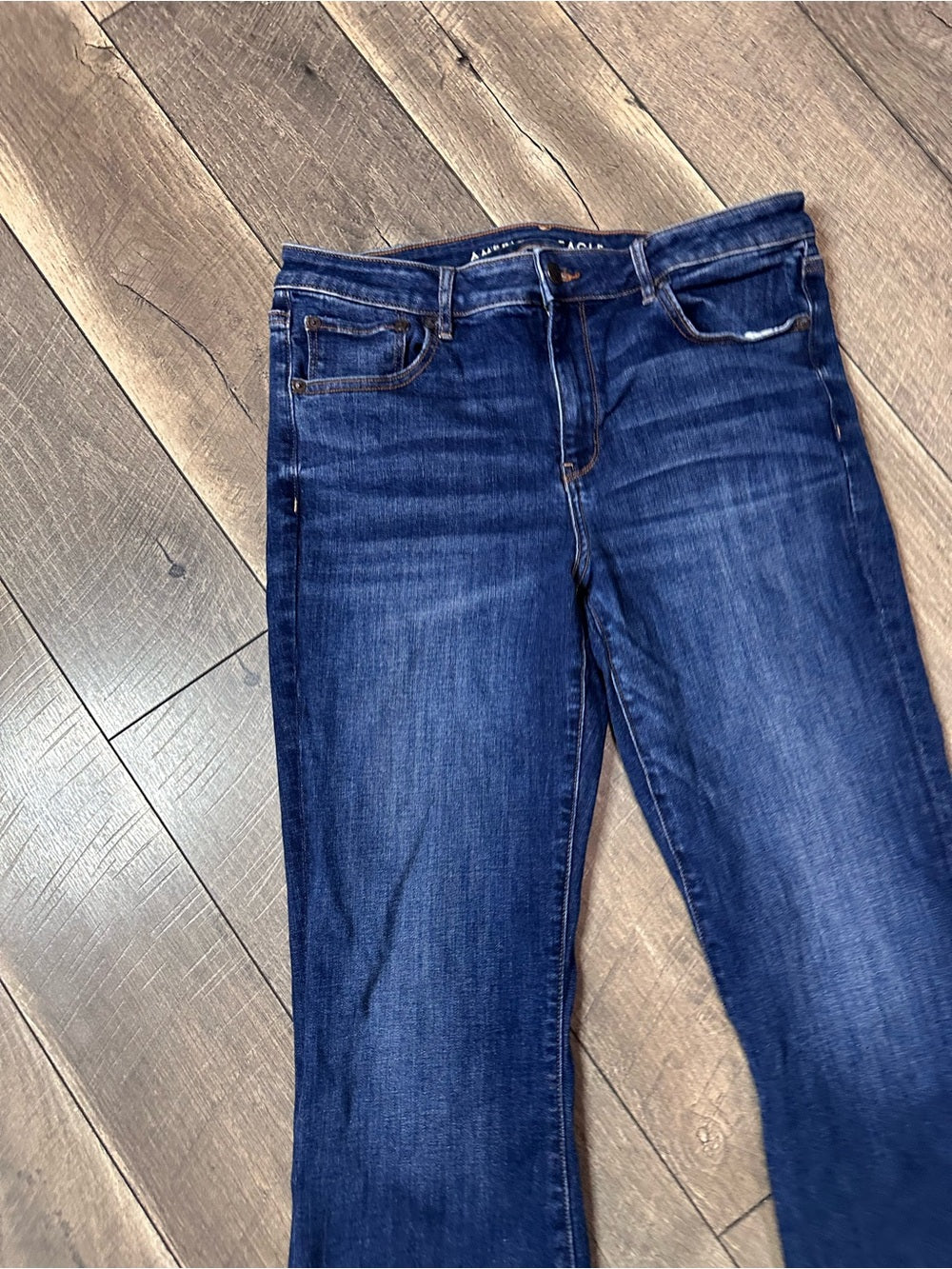 American Eagle Low Rise Flares