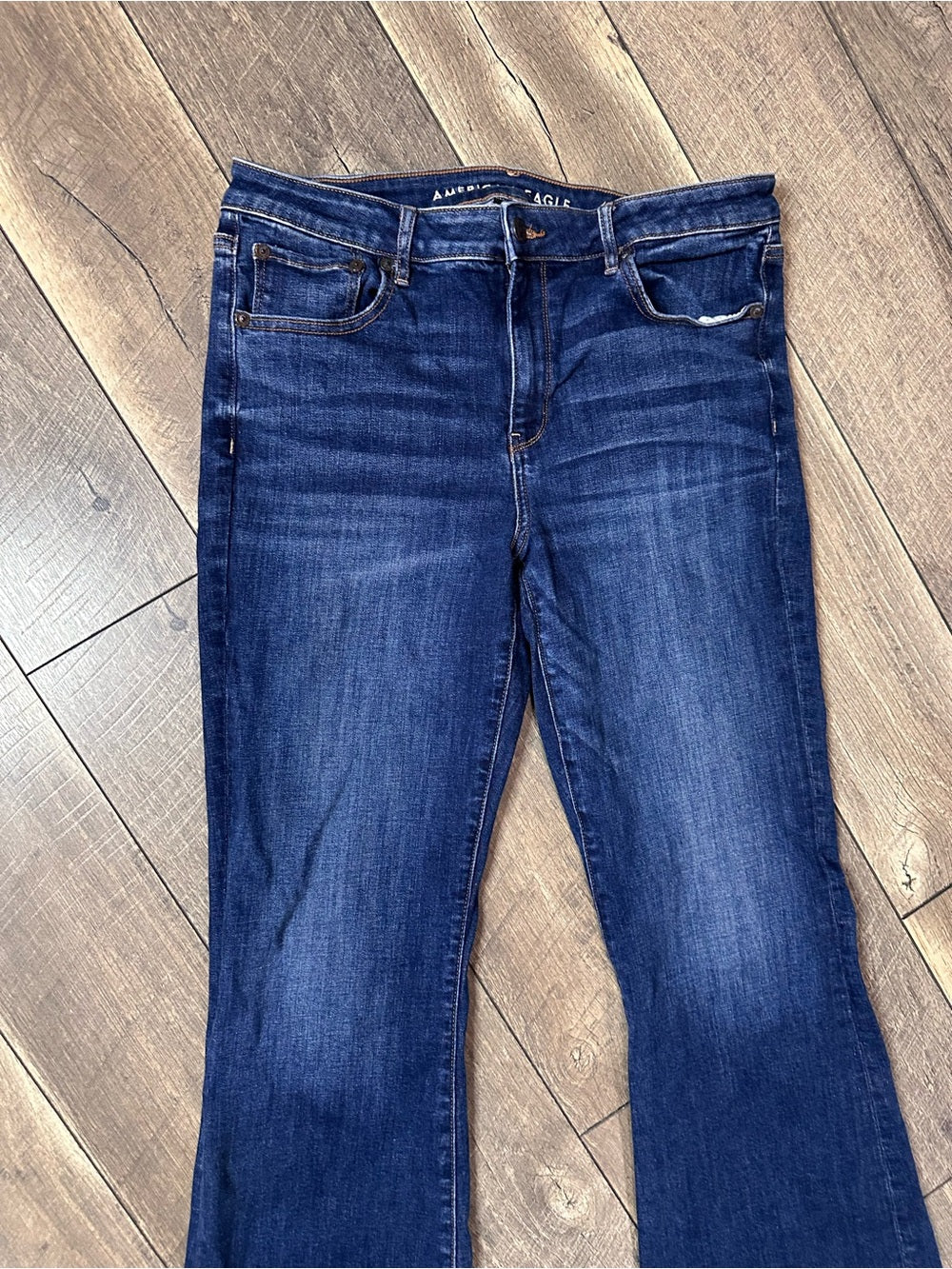 American Eagle Low Rise Flares