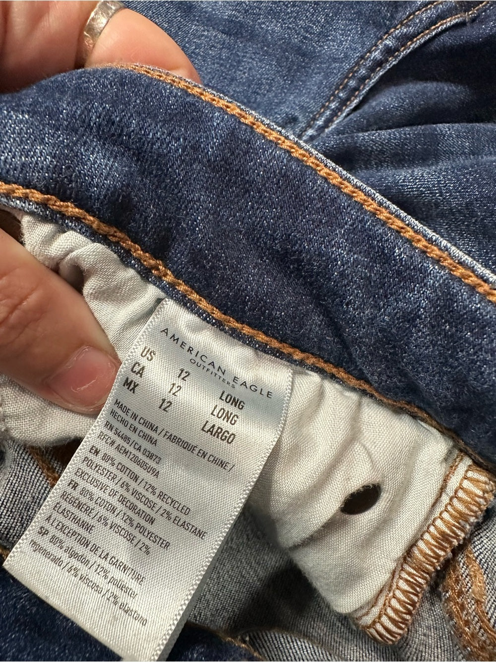 American Eagle Low Rise Flares
