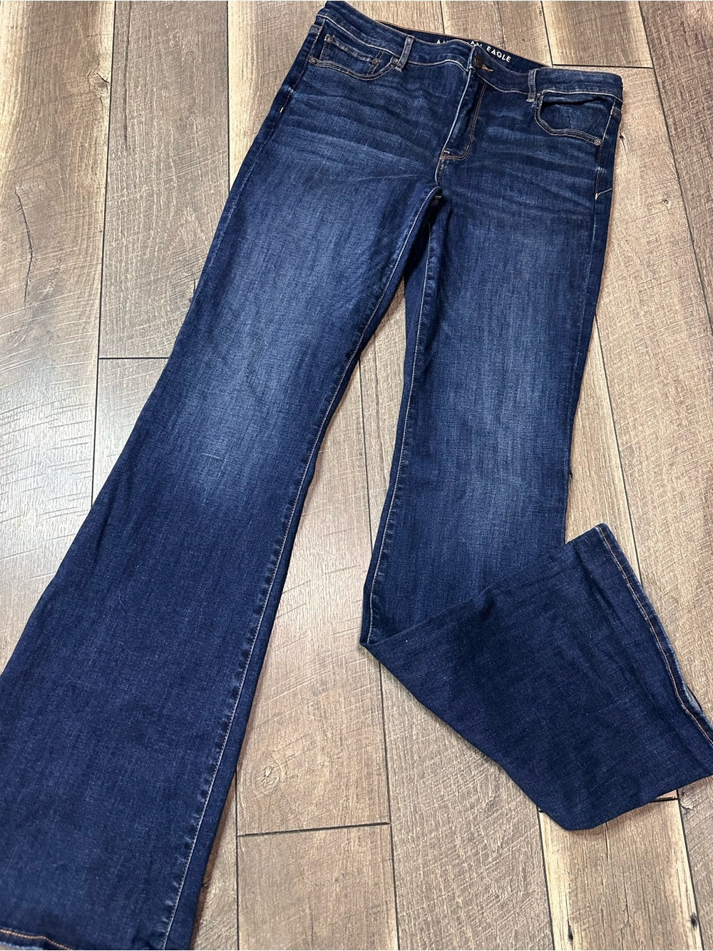 American Eagle Low Rise Flares