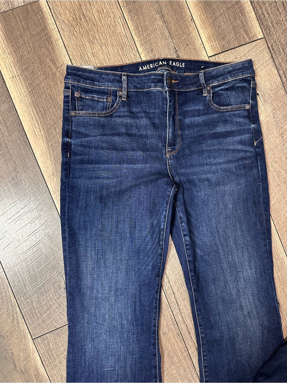 American Eagle Low Rise Flares