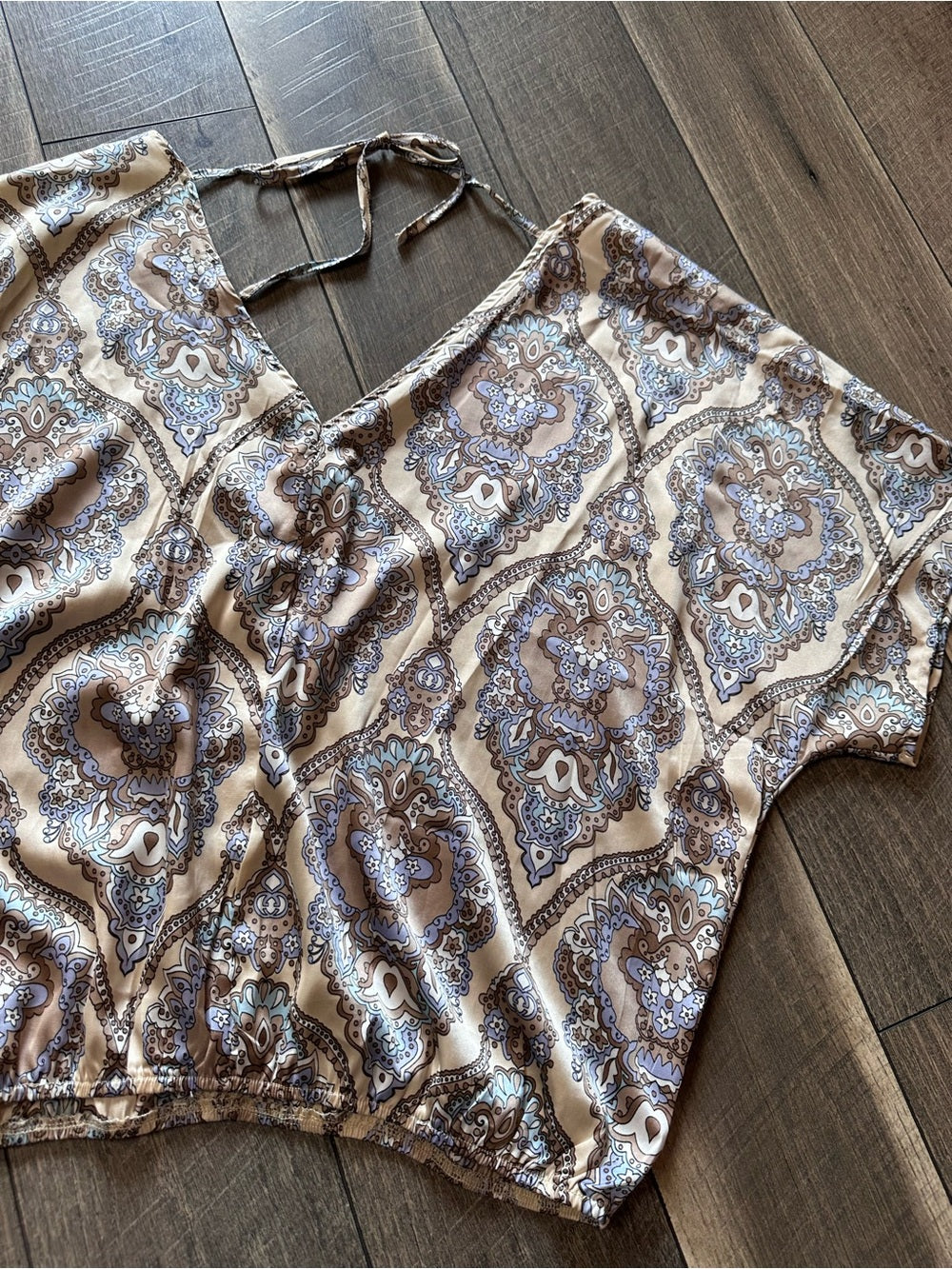 Daytrip Satin Dolman Top