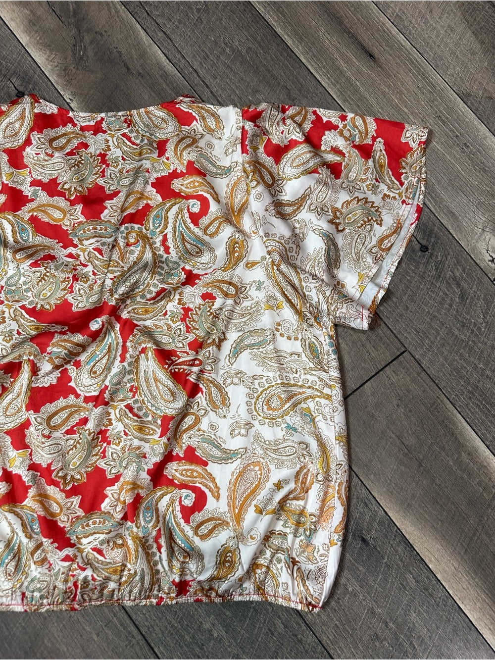 Daytrip Satin Ruffle Sleeve Top
