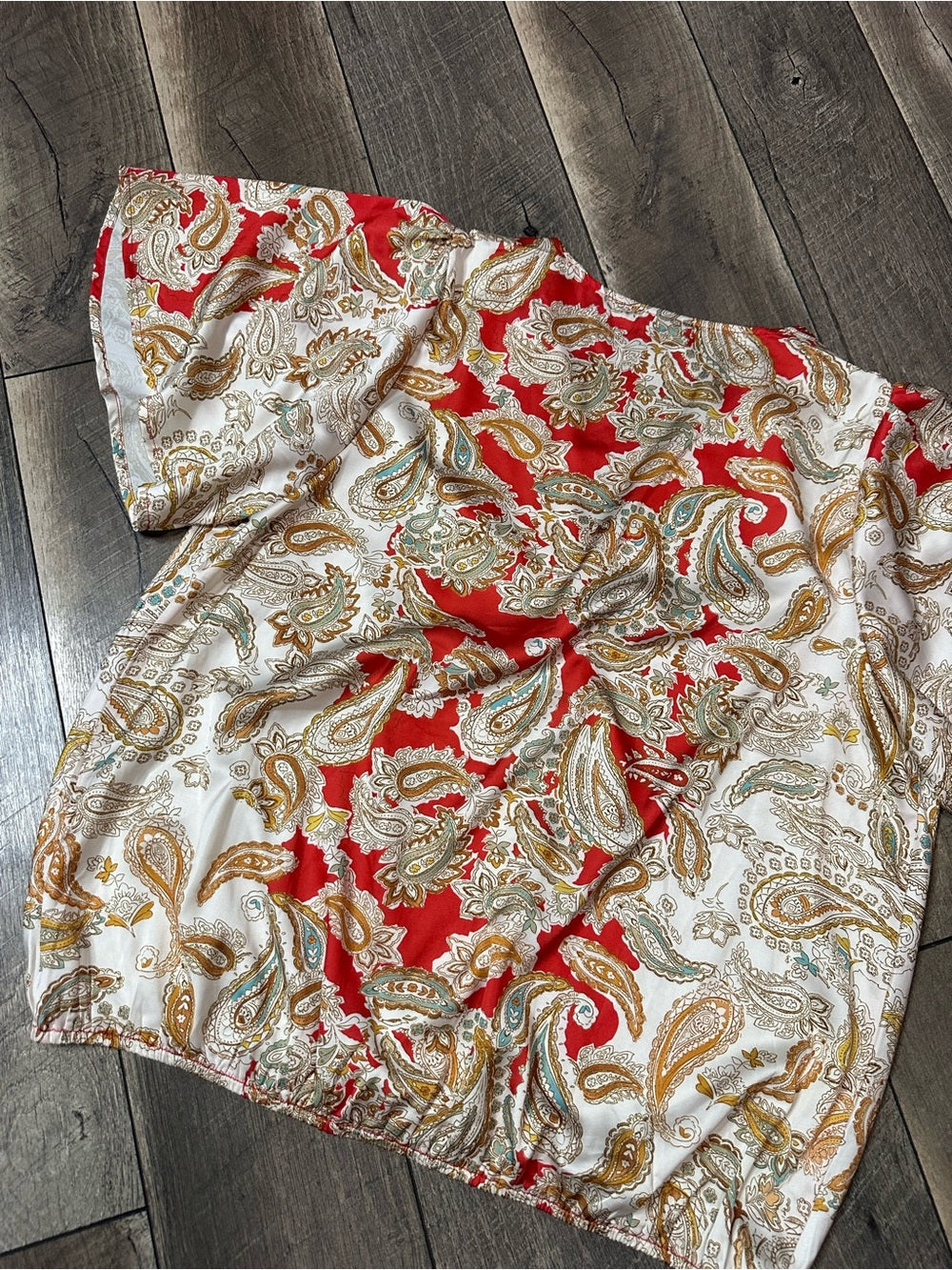 Daytrip Satin Ruffle Sleeve Top