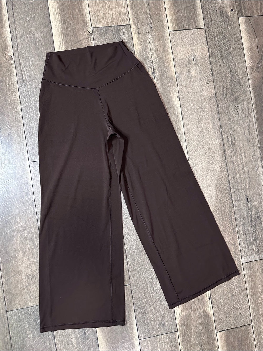 Aerie Offline Brown Buttery Wide Leg Pants