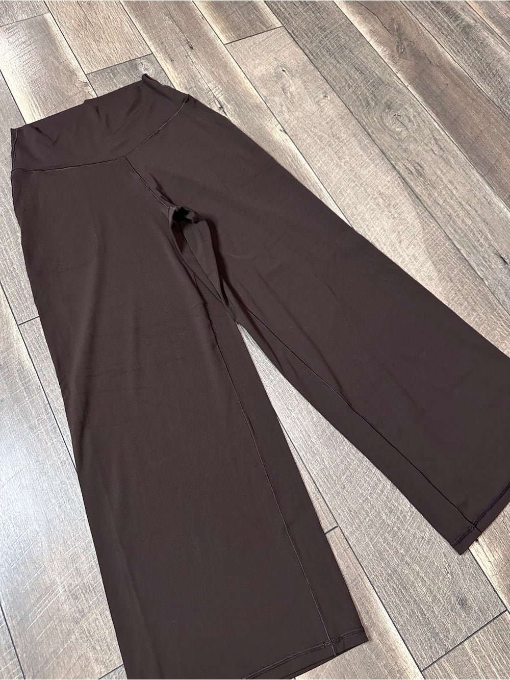 Aerie Offline Brown Buttery Wide Leg Pants