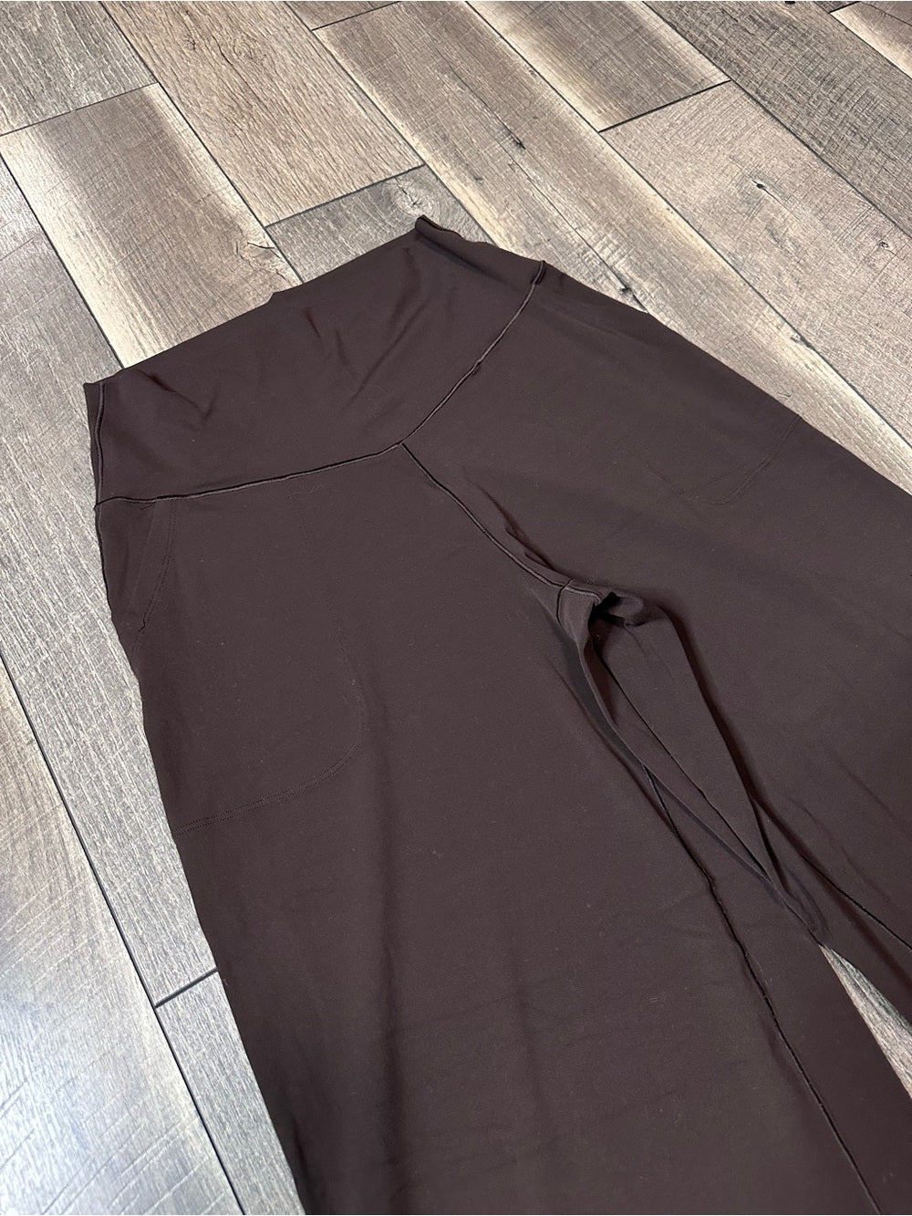 Aerie Offline Brown Buttery Wide Leg Pants