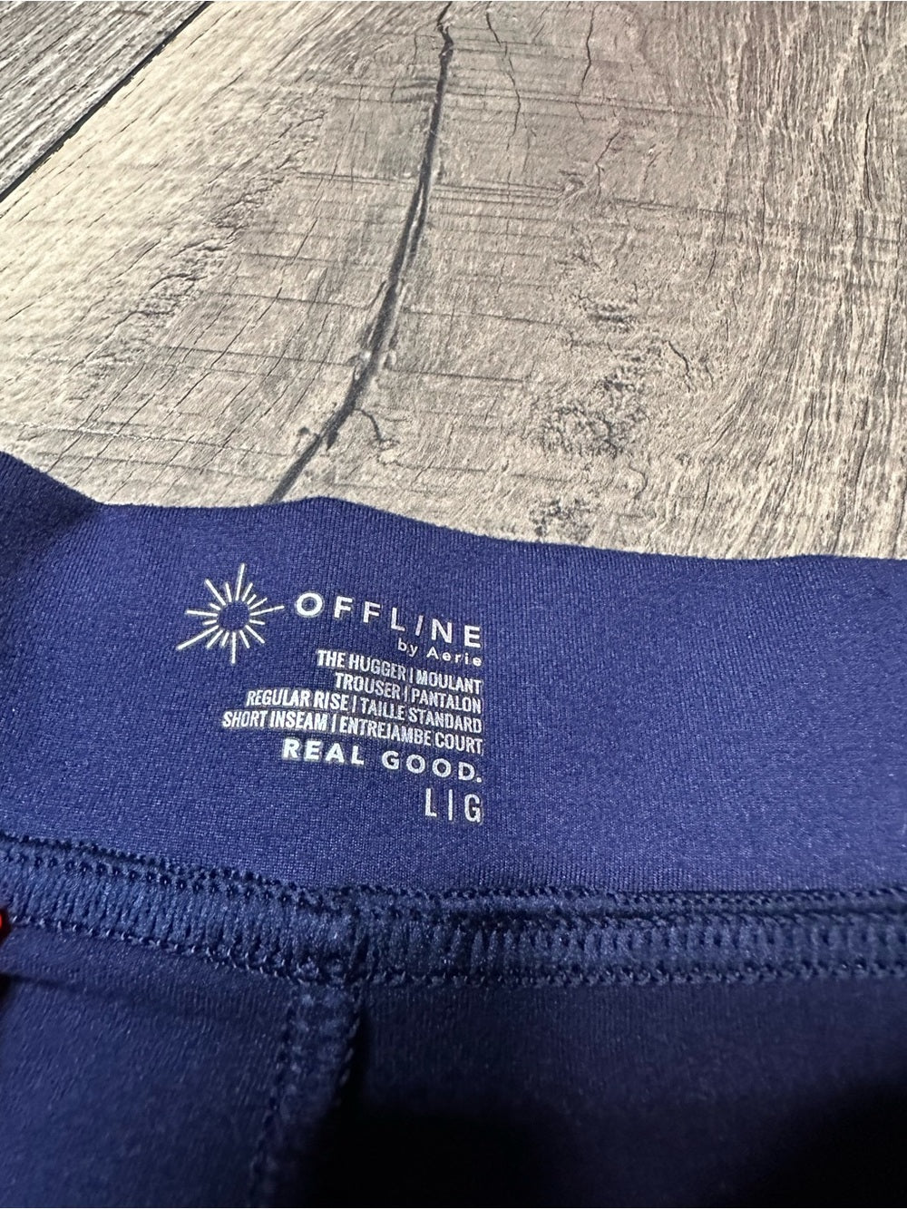 Aerie Offline The Hugger Blue Trouser Pants