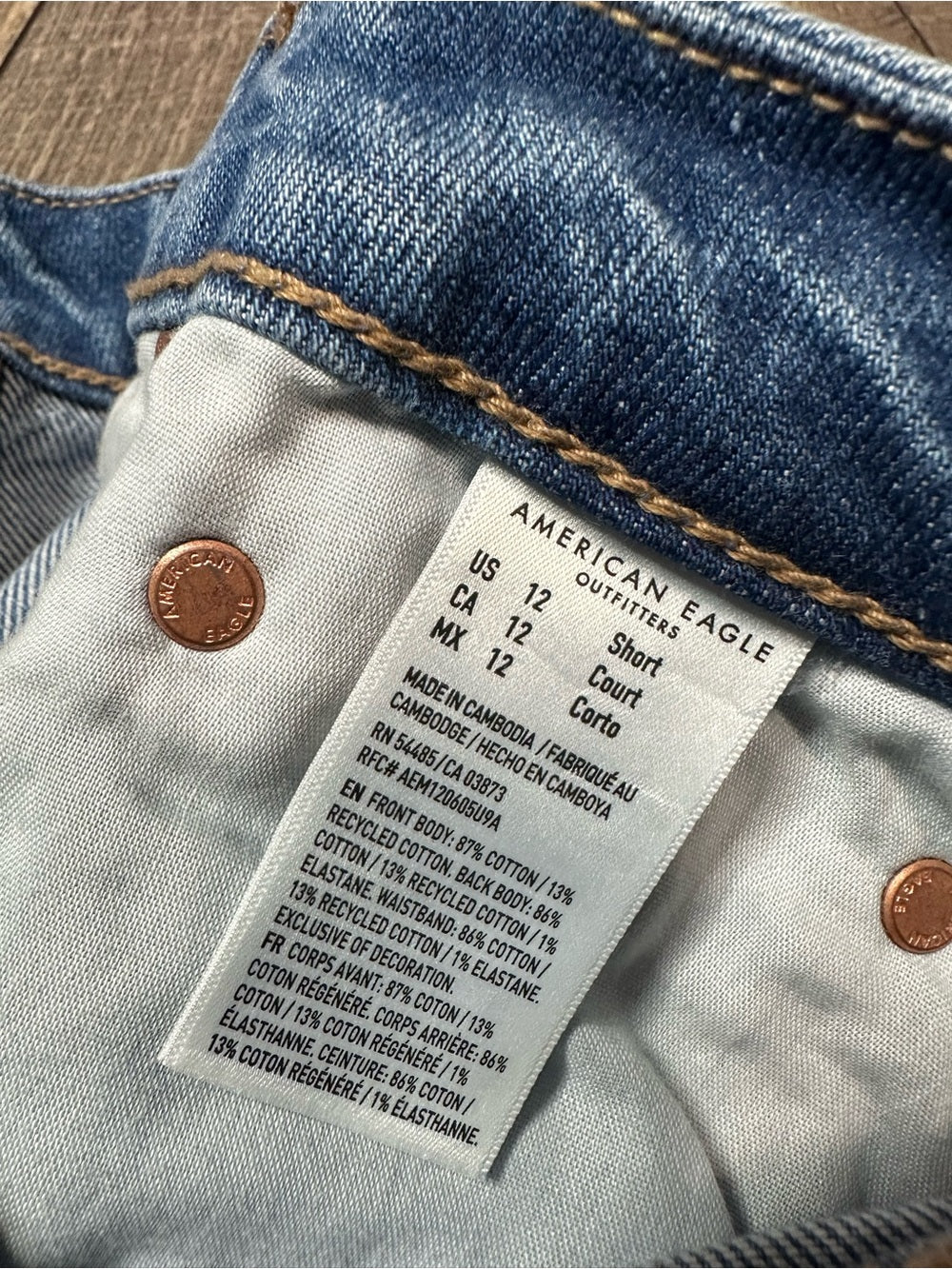 American Eagle Curvy Stovepipe Jeans