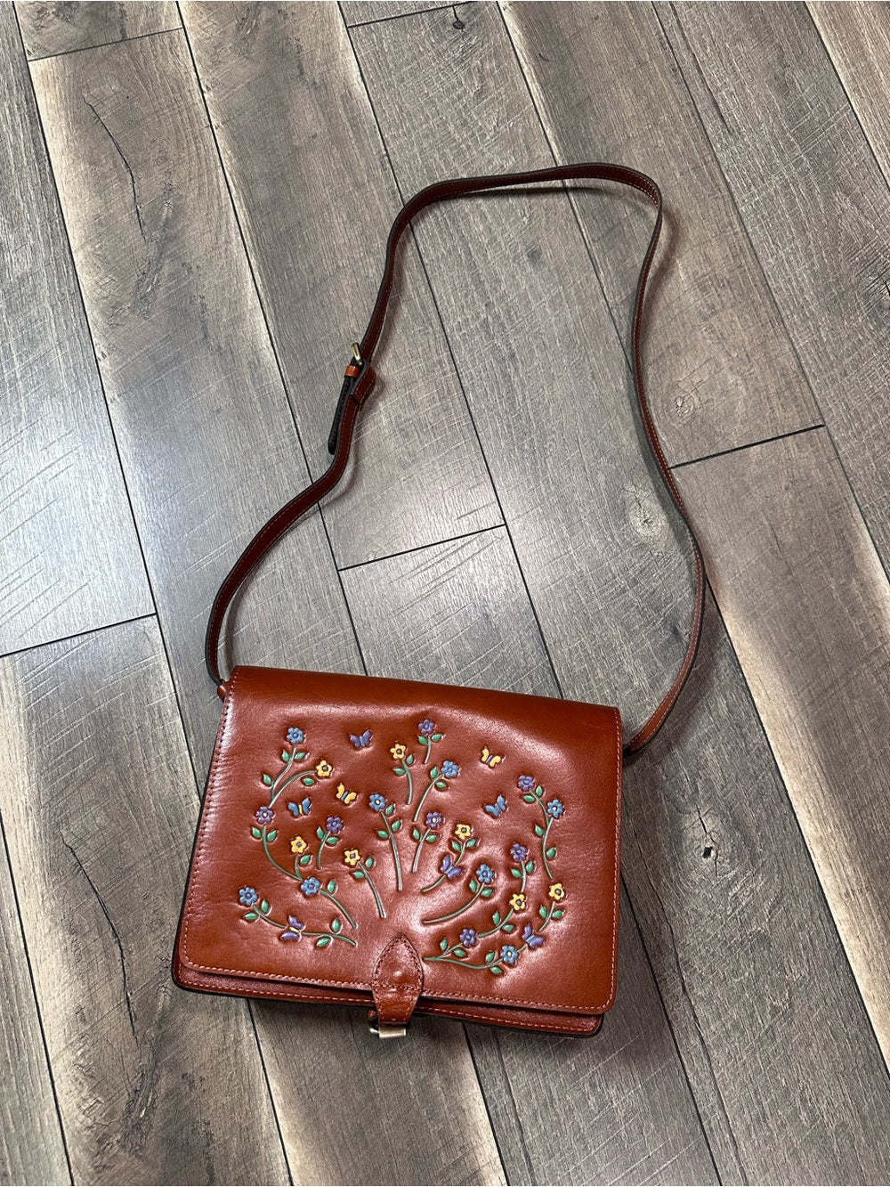 Patricia Nash Salandra Leather Crossbody