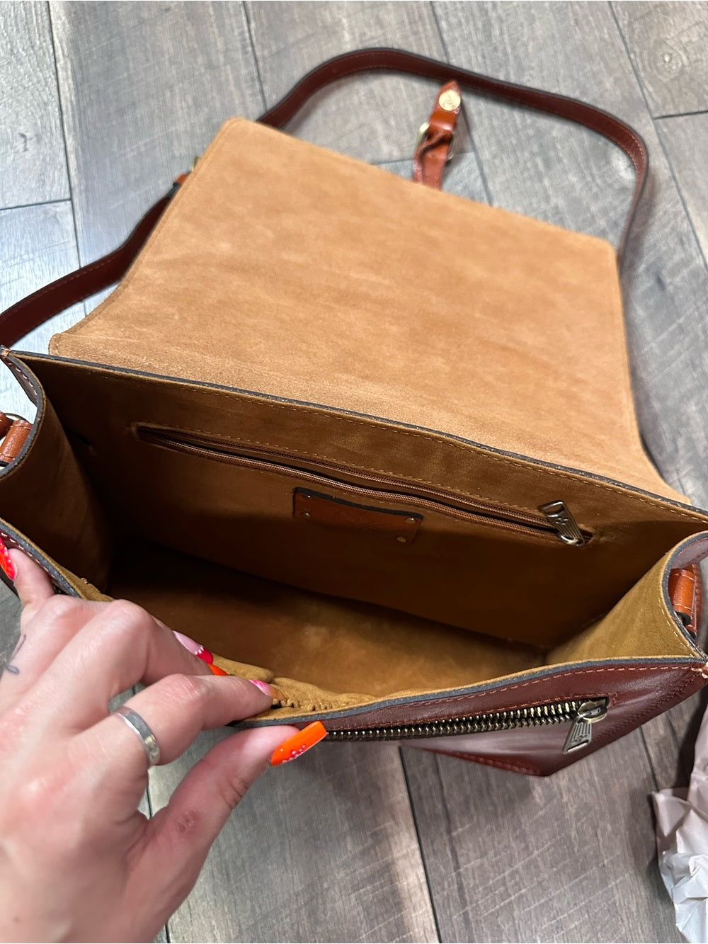Patricia Nash Salandra Leather Crossbody