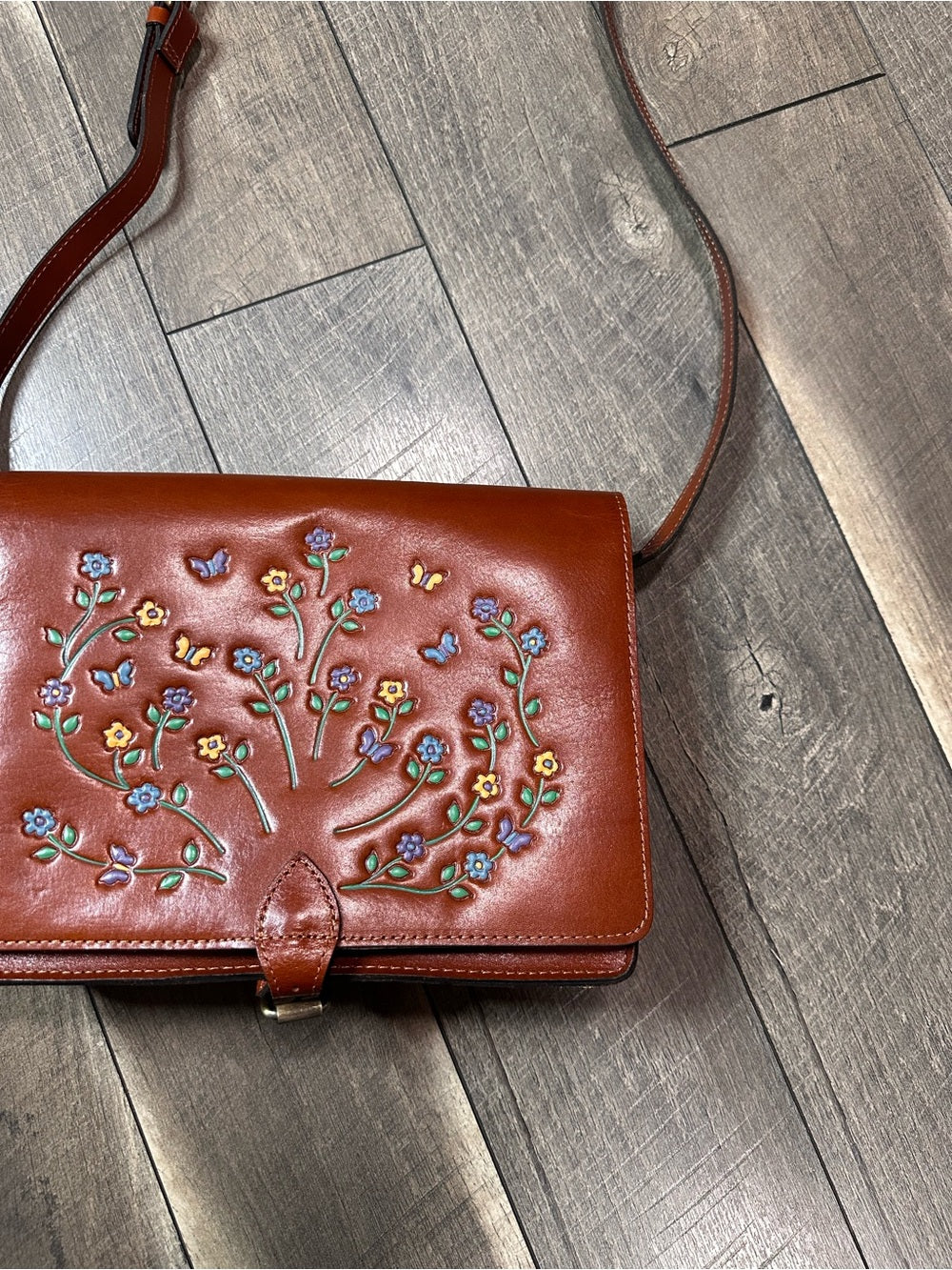 Patricia Nash Salandra Leather Crossbody