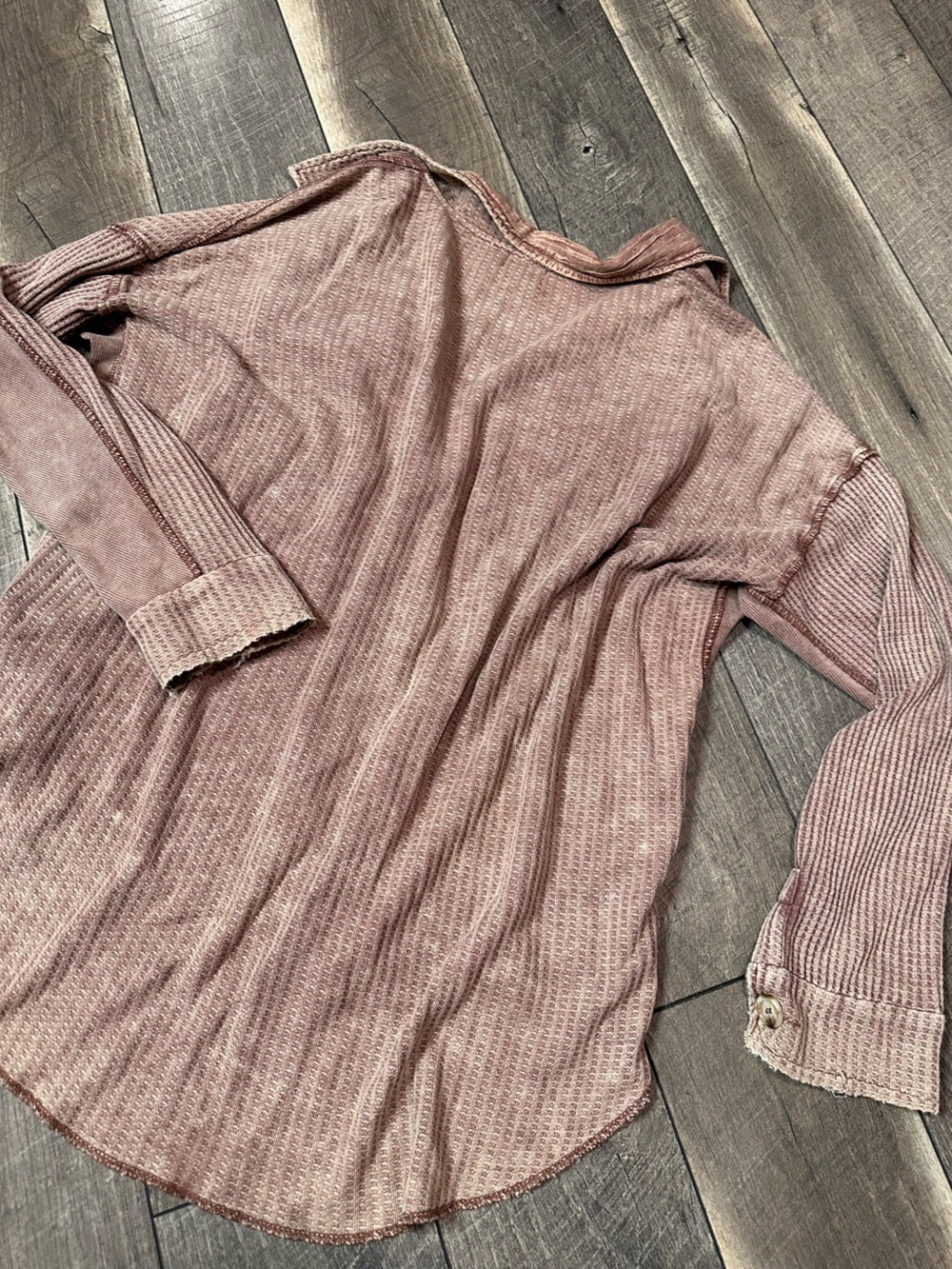 BKE Waffleknit Button Down