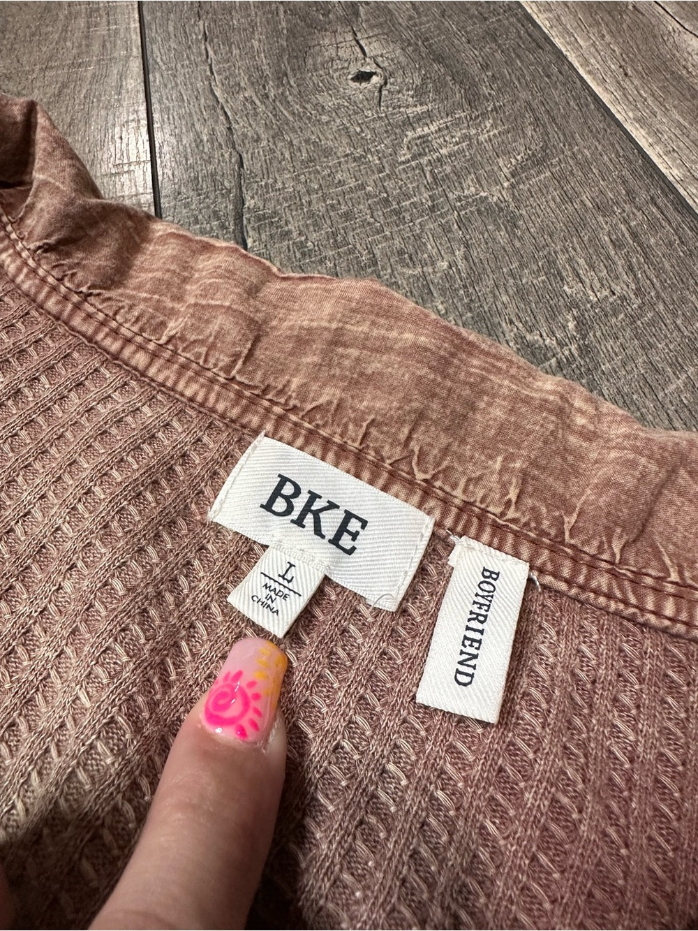 BKE Waffleknit Button Down