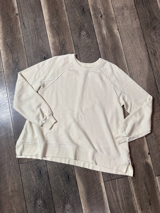 Aerie Butter Yellow Oversized Crewneck Pullover