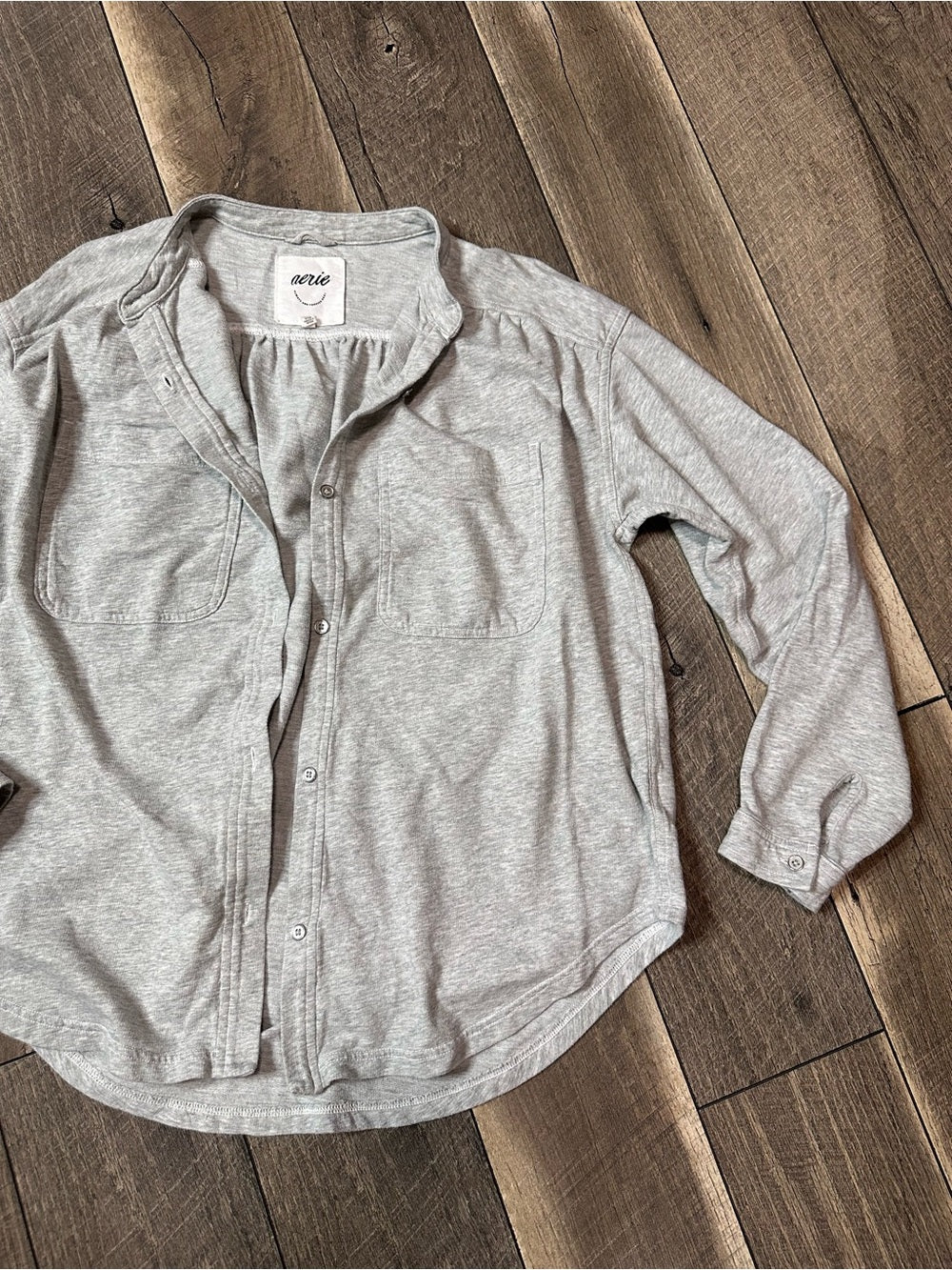 Aerie Lightweight Oversized Button Down