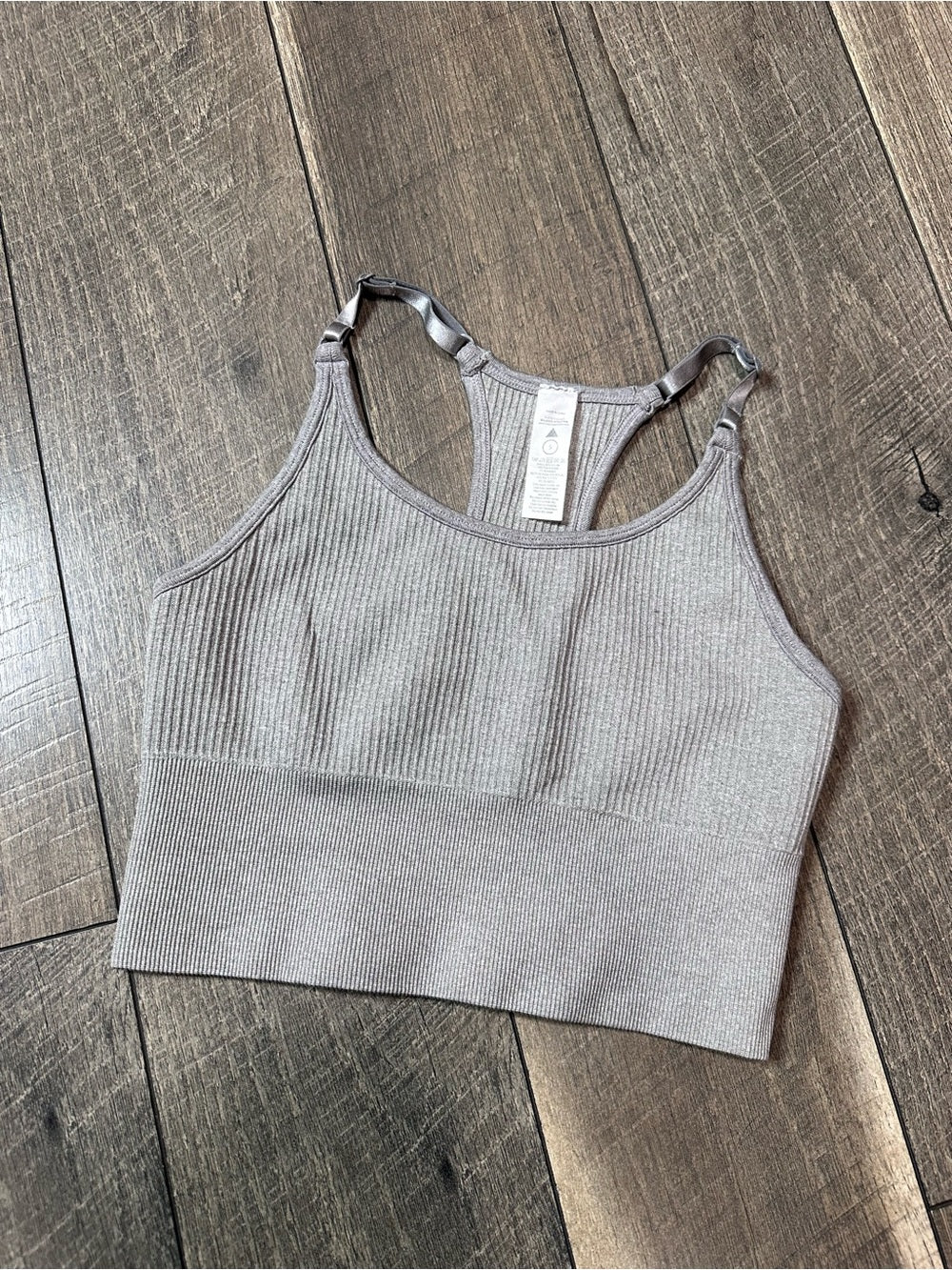 Balance x Vitality Ribbed Racerback Longline Sports Bra