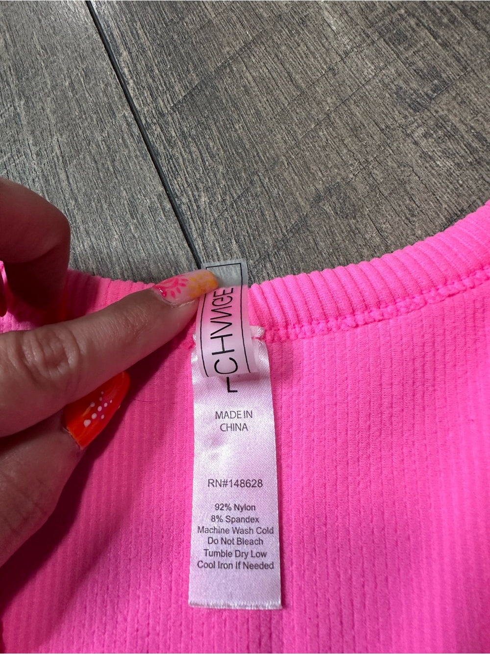 Change Ribbed Deep V Plunge Tank Top