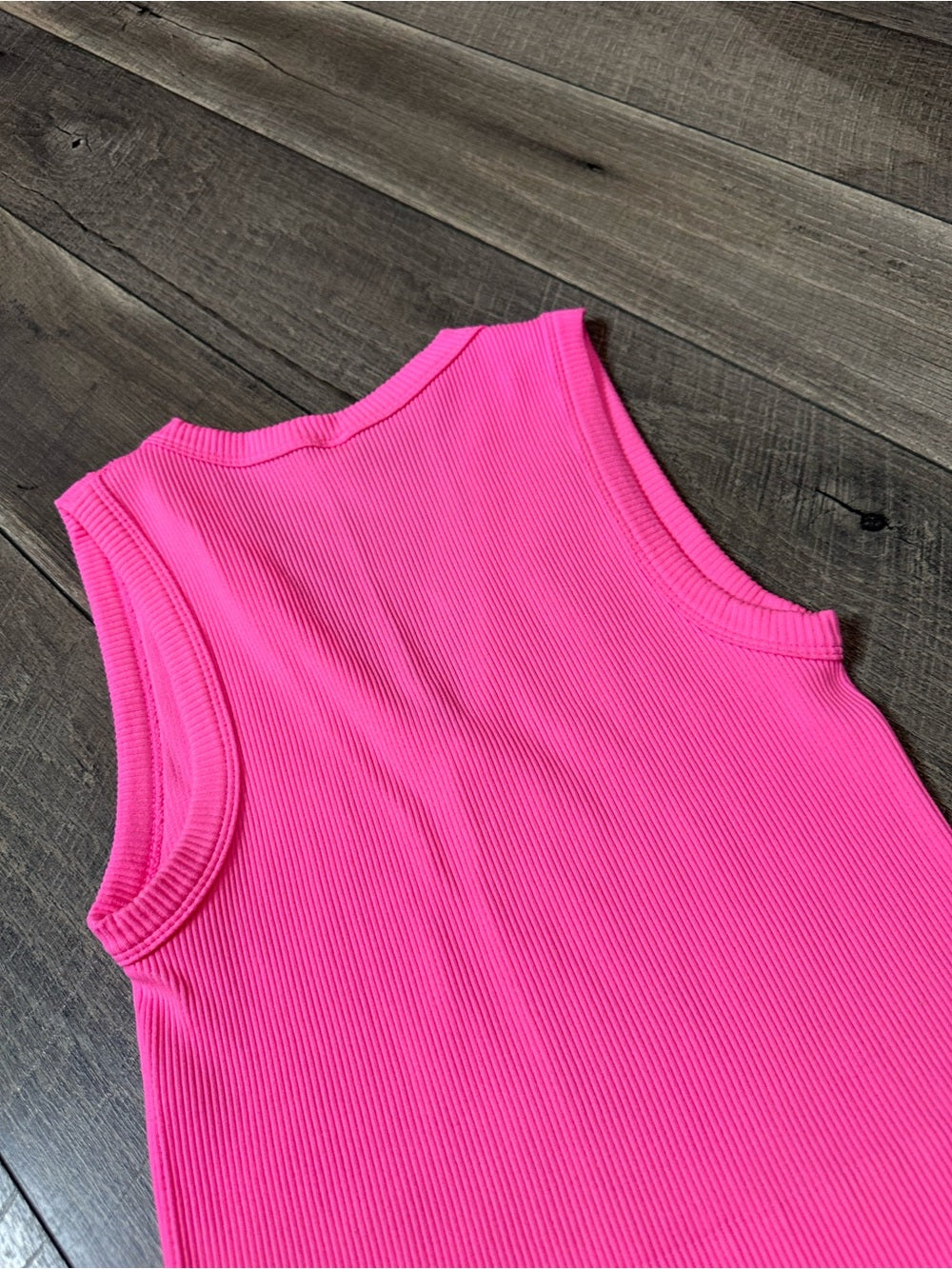 Change Ribbed Deep V Plunge Tank Top