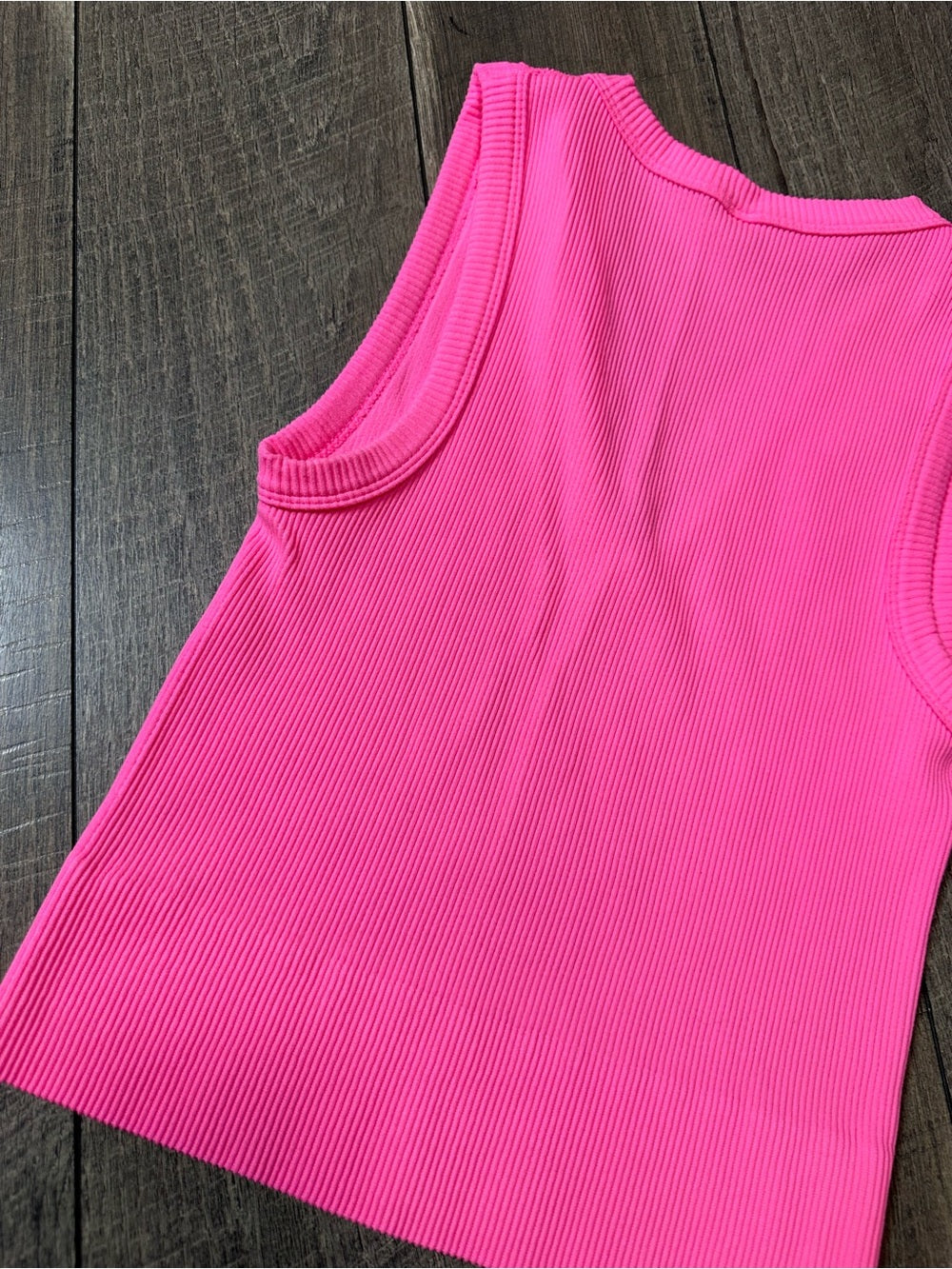 Change Ribbed Deep V Plunge Tank Top