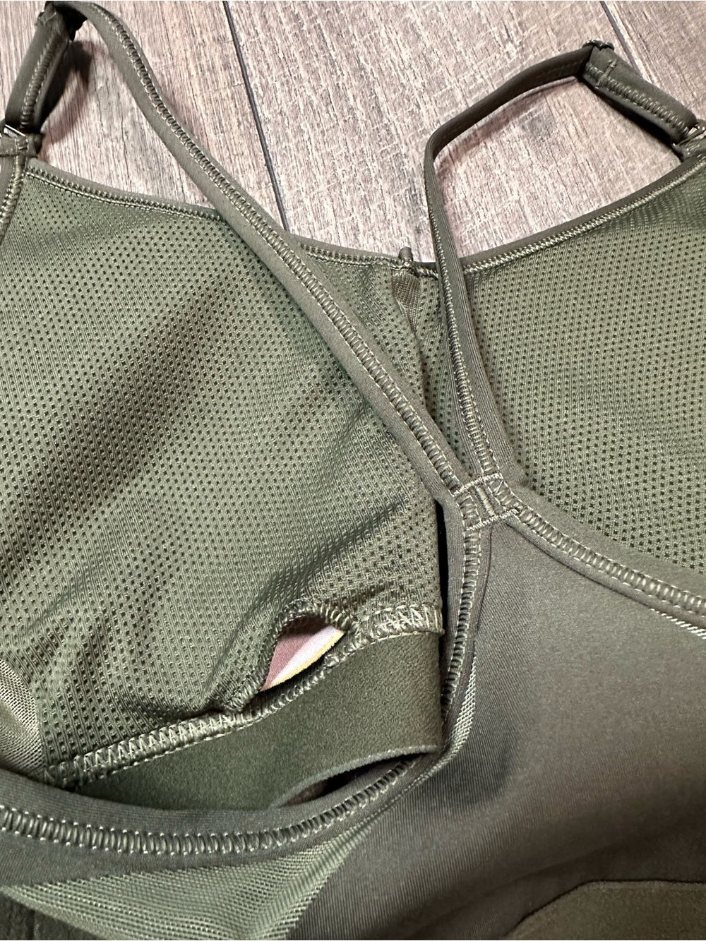 Nike Olive Green Sports Bra