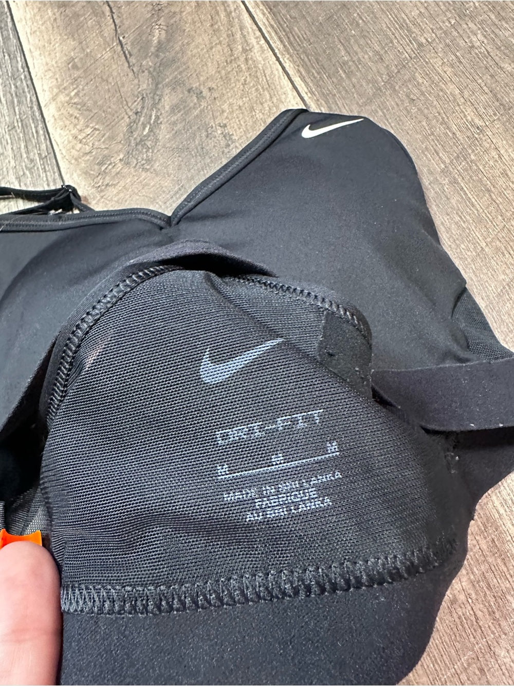 Nike Black Sports Bra