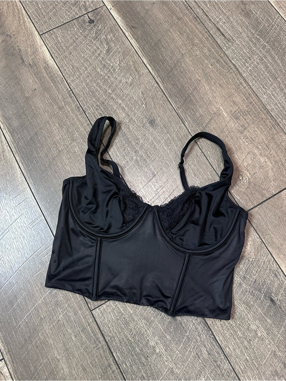 Abercrombie & Fitch Corset Crop Tank Top